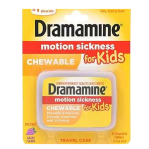 DRAMANINE MOTION SICKNESS FOR KIDS 8S