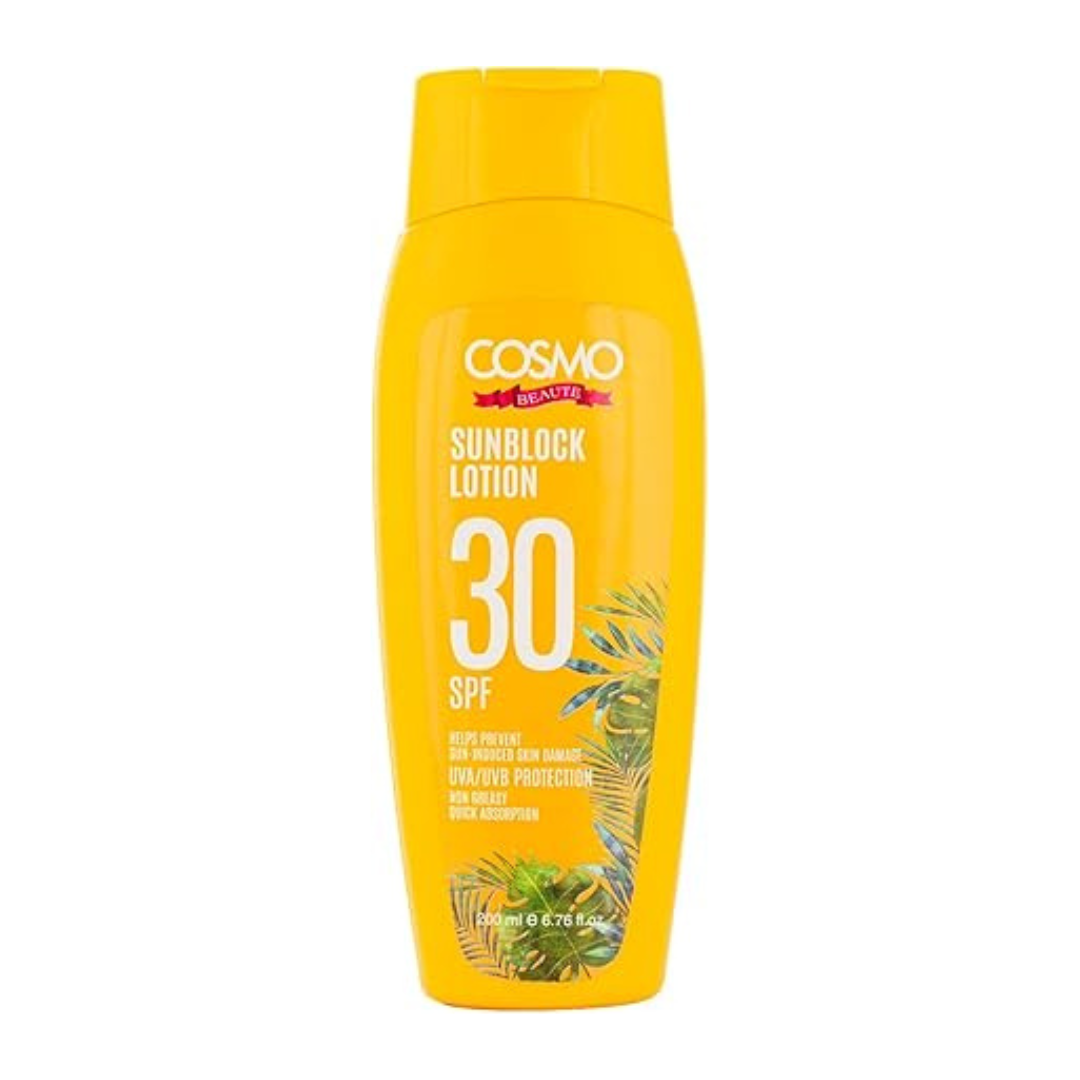 COSMO SUNBLOCK LOTION SPF 30 200ML.