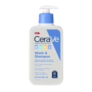 CERAVE BABY WASH & SHAMPOO 237ML.