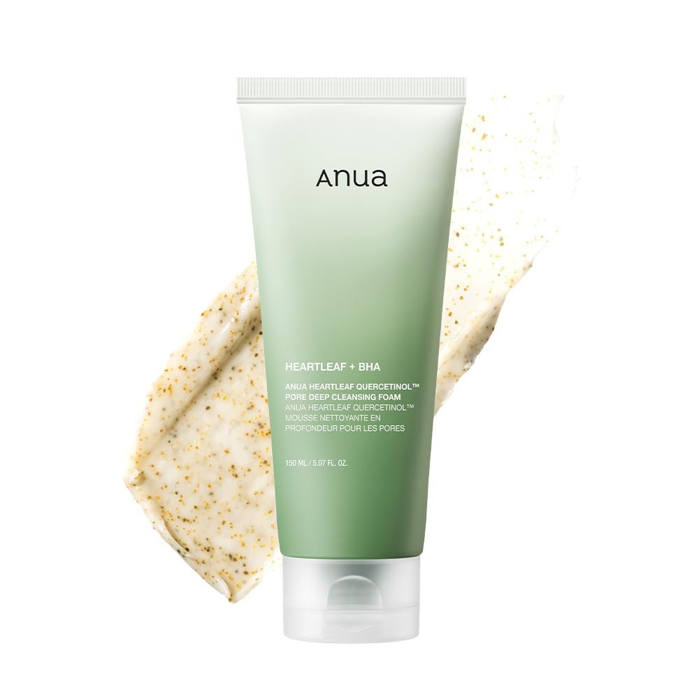 anua heartleaf quercetinol pore deep cleansing foam 150ml