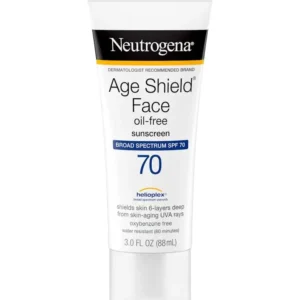 age shield® face oil free oxybenzone free sunscreen broad spectrum spf 70