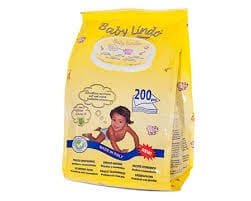 baby lindo moisturizing baby wipes 200s.