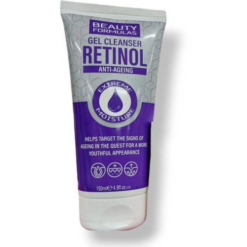 beauty formulas gel cleanser retinol anti ageing 150ml.