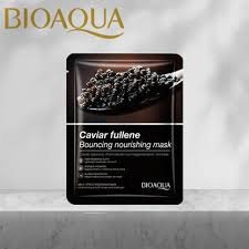 bioaqua caviar fullene bouncing nourishing face mask 25g.
