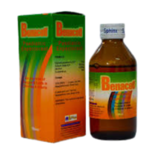 Benacoff Expectorant for Coughs & Colds, 100ml