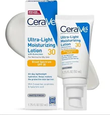 cerave ultra light weight spf30 lotion