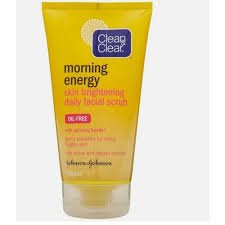 clean and clear morning energy brightening facial scrub 150mls.