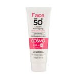 cosmo face spf 50 with turmeric & licorice anti aging cream.