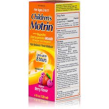 Children's Motrin Berry Flavor Ibuprofen, 120mL