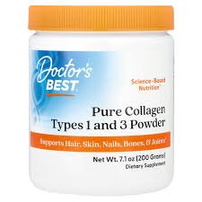 doctors best pure collagen types 1&3 powder 200g.