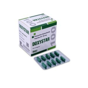 DOXYCYLINE CAPS 100S
