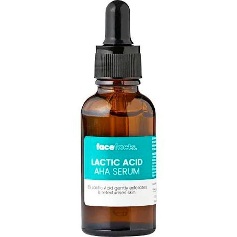 facefacts lactic acid aha serum 30mls