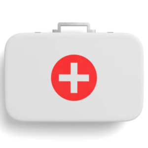 First Aid Kit White Case S/S