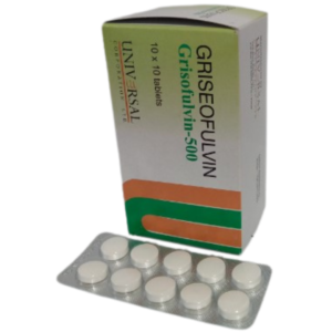 GRISEOFULVIN 500MG TABS 100S