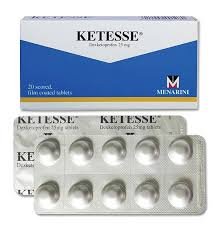 KETESSE TABS 25MG 20S