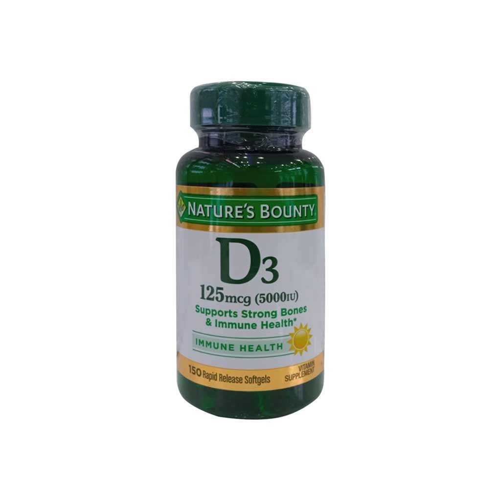 natures bounty vitamin d3 5000iu 150s