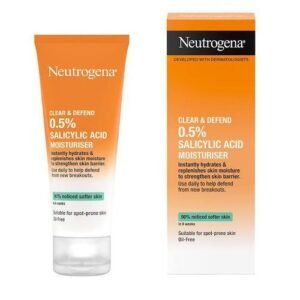 neutrogena clear & defend moisturizer ( for spot prone skin)