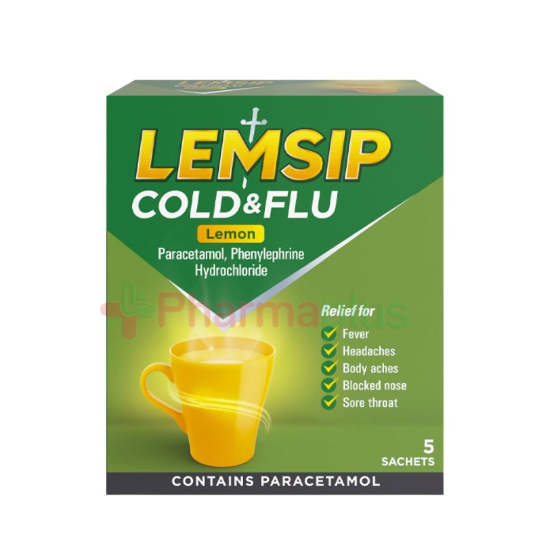 Lemsip Cold and Flu Lemon 10 Sachets