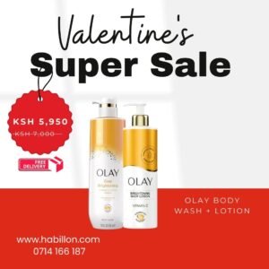 Olay body wash + lotion