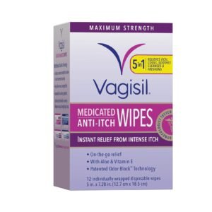 Vagisil Anti-Itch Medicated Wipes