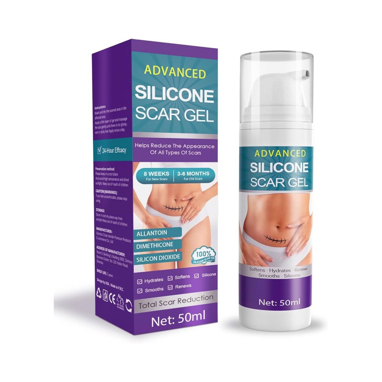 Advanced Silicone Scar Gel 50ml