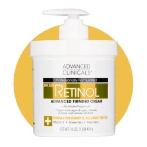 Advanced Clinicals Retinol Body Lotion Face Cream 454g