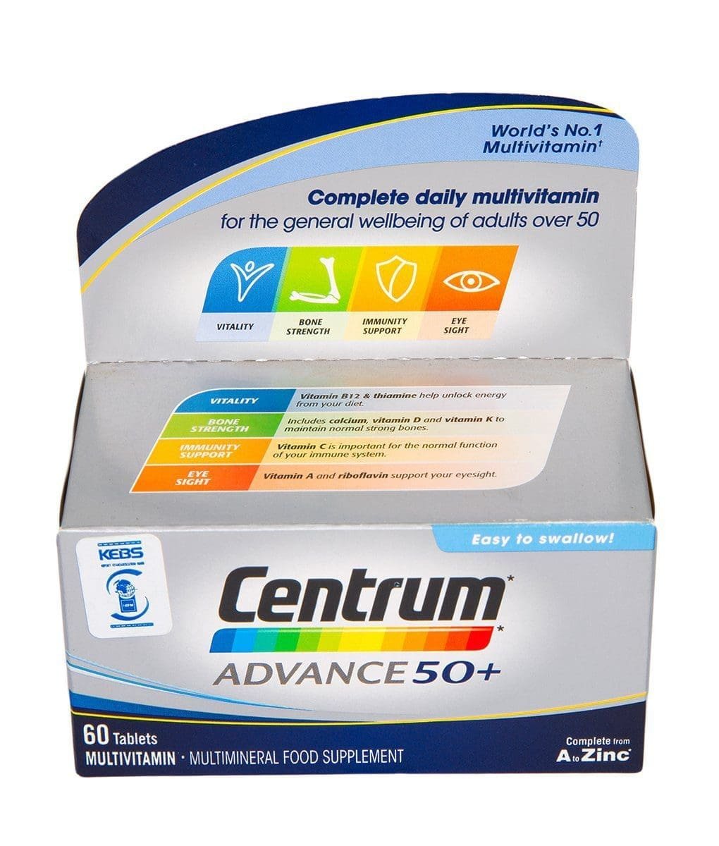 CENTRUM ADVANCE 50+ 60S