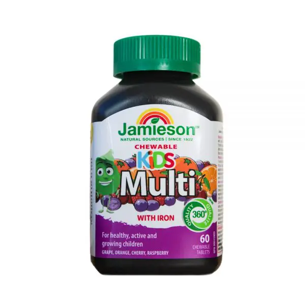 JAMIESON MULTI KIDS CHEWABLE TABS 60S