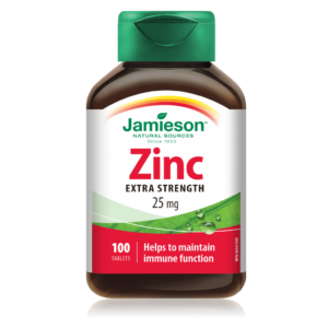 JAMIESON ZINC 25MG TABS 100S