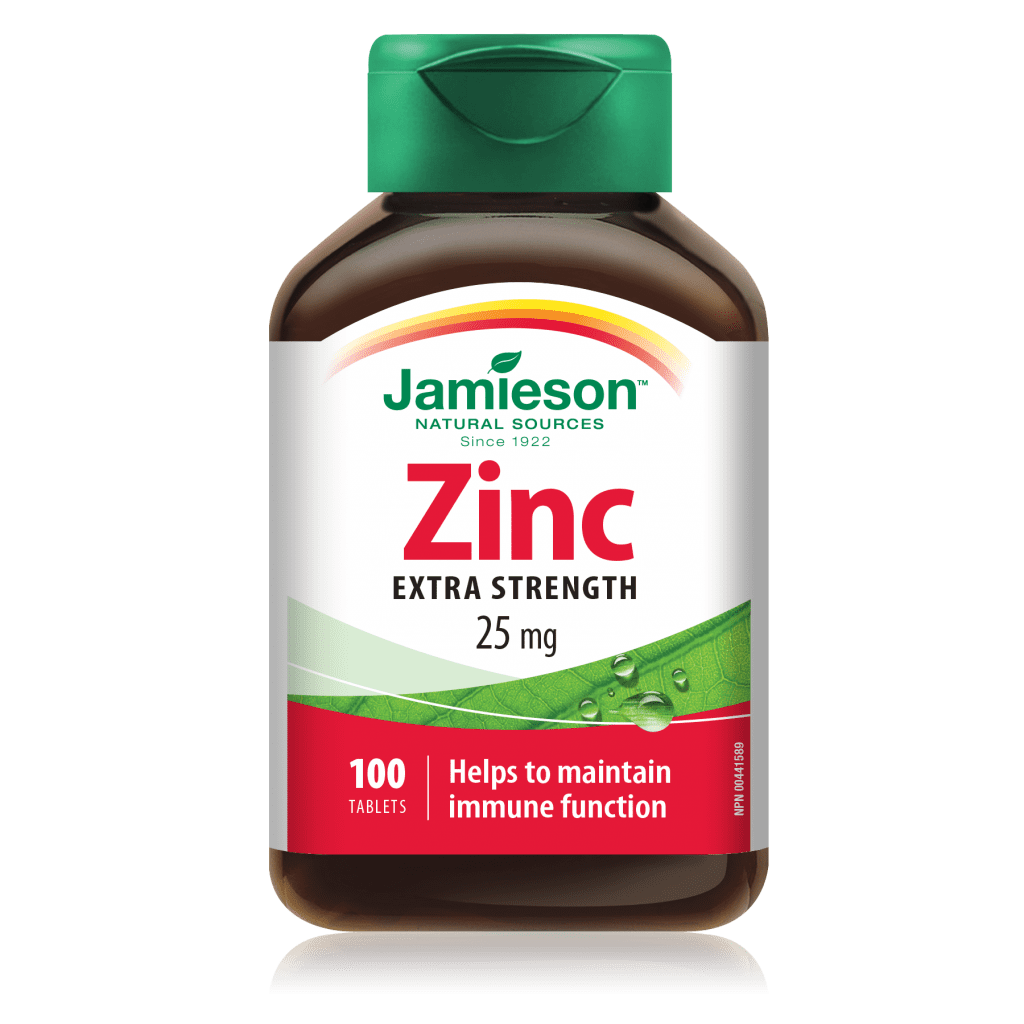 JAMIESON ZINC 25MG TABS 100S