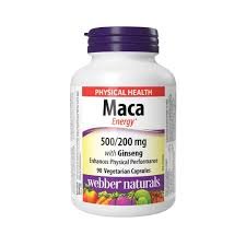 Webber naturals maca energy with ginseng 90s