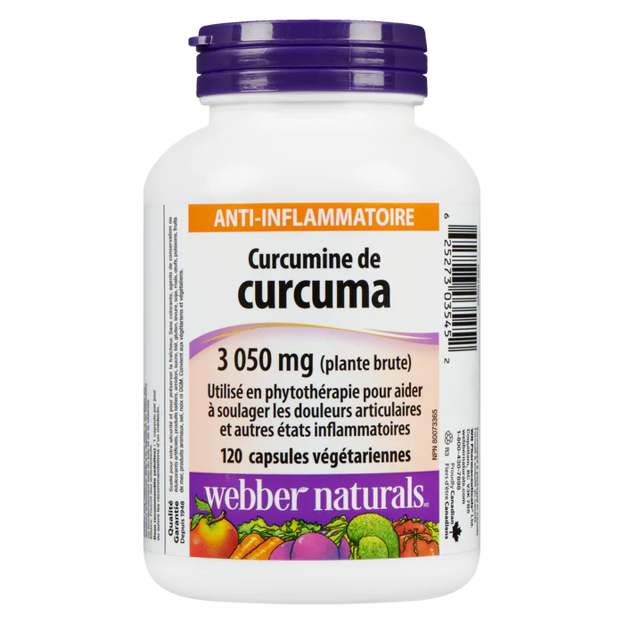 Webber naturals turmeric curcumin 3050mg 60s