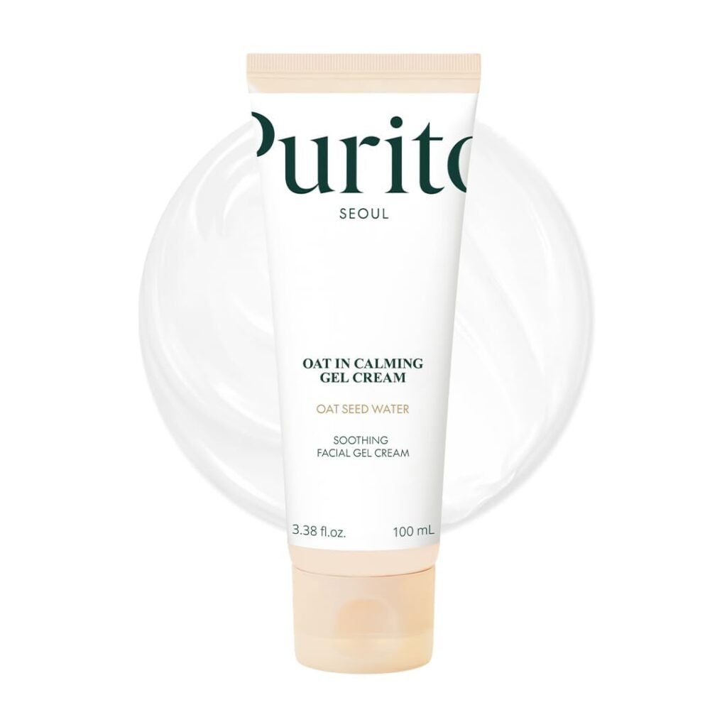PURITO Oat Calming Gel Cream 100ml PURITO SEOUL Oat-In Calming Gel Cream 100ml – Lightweight Soothing Moisturizer for Sensitive Skin