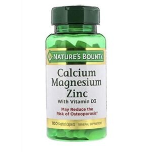 Nature's Bounty Calcium Magnesium Zinc 100 Caplets